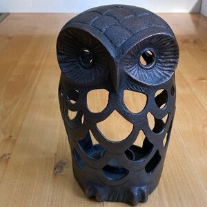 Metal Cast Owl